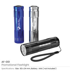 Custom Printed Flashlight | Logo Branding Corporate Gift | UAE Delivery | Yalla Printing UAE