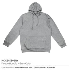 Custom Printed Fleece Hoodies Oversized Pullover In (S To 3Xl) Sizes | Custom Apparel Branding | UAE Delivery | Yalla Printing UAE