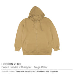 Hoodies & Sweatshirts – Fleece Hoodies with Zipper in (S to 3XL) Sizes | Custom Packaging Printing | Free Design Support | Yalla Printing UAE