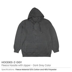 Hoodies & Sweatshirts – Fleece Hoodies with Zipper in (S to 3XL) Sizes | Custom Packaging Printing | Free Design Support | Yalla Printing UAE