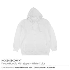 Hoodies & Sweatshirts – Fleece Hoodies with Zipper in (S to 3XL) Sizes | Custom Packaging Printing | Free Design Support | Yalla Printing UAE