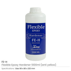 Custom Printed Flexible Epoxy Resin And Hardener 1000 Ml - Anti Yellow | Logo Branding Corporate Gift | UAE Delivery | Yalla Printing UAE