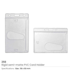 Custom Printed Flexible PVC Id Card Holders | Logo Branding Corporate Gift | UAE Delivery | Yalla Printing UAE
