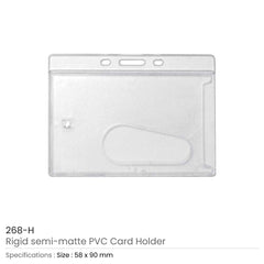 Custom Printed Flexible PVC Id Card Holders | Logo Branding Corporate Gift | UAE Delivery | Yalla Printing UAE