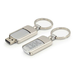 Custom Printed Flip Style Metal USB Flash Drives - Stainless Steel | Logo Branding Corporate Gift | UAE Delivery | Yalla Printing UAE