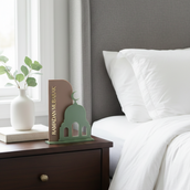 Ramadan Mubarak Acrylic Table Decor – 30cm Premium Islamic Decorative Stand | Mosque & Crescent Design | Modern Ramadan Home & Iftar Centerpiece