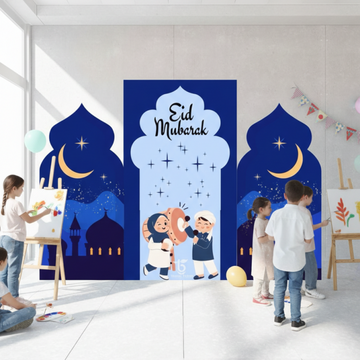 Custom Foam Board Event Backdrop Panel – 2 Meter & 160 cm Height | Personalized Wedding, Eid, Ramadan, Kids Party & Corporate Stage Backdrop | Fully Custom Printed Foamboard Display