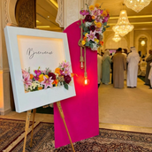 80 × 120 CM Custom Foam Board Welcome Sign – Fully Customizable Event Entrance Panel (No Lights, No Flowers) | Lightweight Wedding, Engagement, Ramadan & Corporate Welcome Display Board