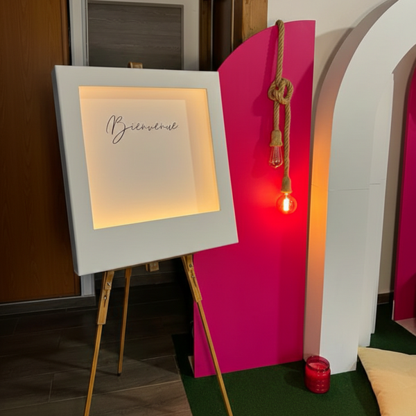 80 × 120 CM Custom Foam Board Welcome Sign – Fully Customizable Event Entrance Panel (No Lights, No Flowers) | Lightweight Wedding, Engagement, Ramadan & Corporate Welcome Display Board