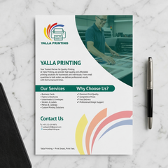 A3 Single-Sided Flyer – High-Impact Full-Color Printing for Promotions | Yalla Printing