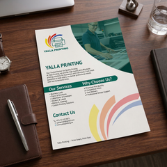 A3 Single-Sided Flyer – High-Impact Full-Color Printing for Promotions | Yalla Printing