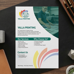 Premium A5 Flyer Printing UAE – Vibrant Single-Sided Marketing Flyers with Free Design Support