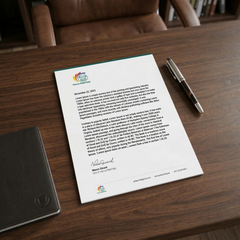 Premium A5 Letterhead Printing UAE – Vibrant Single-Sided Branded Letterheads with Free Design Support | Professional Business Printing | Free Design Support | Yalla Printing UAE