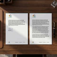 Premium A5 Letterhead Printing UAE – Vibrant Double-Sided Branded Letterheads with Free Design Support | Professional Business Printing | Free Design Support | Yalla Printing UAE