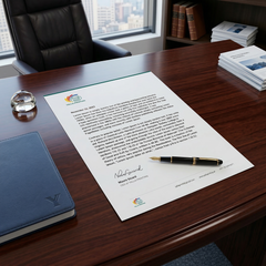 Premium A5 Letterhead Printing UAE – Vibrant Single-Sided Branded Letterheads with Free Design Support | Professional Business Printing | Free Design Support | Yalla Printing UAE