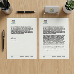 Premium A5 Letterhead Printing UAE – Vibrant Double-Sided Branded Letterheads with Free Design Support | Professional Business Printing | Free Design Support | Yalla Printing UAE