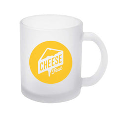 Custom Printed Frosted Glass Mugs | Logo Branding Corporate Gift | UAE Delivery | Yalla Printing UAE