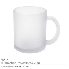 Frosted Glass Mug | Custom Packaging Printing | Free Design Support | Yalla Printing UAE
