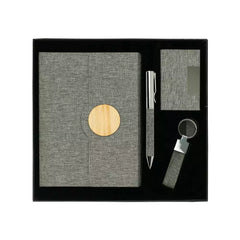 Custom Printed Promotional Gift Sets in Black Cardboard Box GS-041 | Logo Branding Corporate Gift | UAE Delivery | Yalla Printing UAE