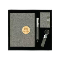 Custom Printed Promotional Gift Sets in Black Cardboard Box GS-041 | Logo Branding Corporate Gift | UAE Delivery | Yalla Printing UAE