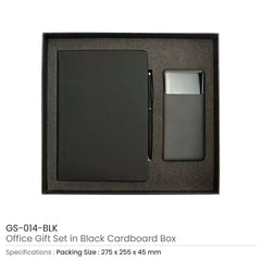 Custom Printed Promotional Office Gift Sets In Cardboard Box Gs - 014 - Cardboard / Corrugated Board | Custom Packaging Printing | Free Design Support | Yalla Printing UAE