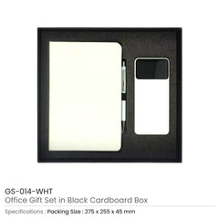 Custom Printed Promotional Office Gift Sets In Cardboard Box Gs - 014 - Cardboard / Corrugated Board | Custom Packaging Printing | Free Design Support | Yalla Printing UAE