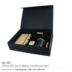 Custom Printed Eco - Friendly Office Gift Sets In Cardboard Box Gs - 015 - Cardboard / Corrugated Board | Custom Packaging Printing | Free Design Support | Yalla Printing UAE