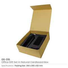 Custom Printed Black Theme Gift Sets In Cardboard Gift Box Gs - 016 - Cardboard / Corrugated Board | Custom Packaging Printing | Free Design Support | Yalla Printing UAE