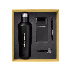 Custom Printed Black Theme Gift Sets In Cardboard Gift Box Gs - 016 - Cardboard / Corrugated Board | Custom Packaging Printing | Free Design Support | Yalla Printing UAE