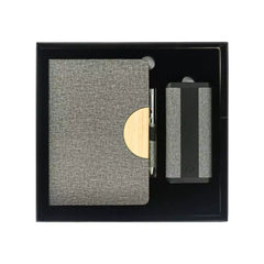 Custom Printed RPET Gift Sets In A Black Cardboard Box Gs - 028 - Eco - Friendly RPET | Custom Packaging Printing | Free Design Support | Yalla Printing UAE