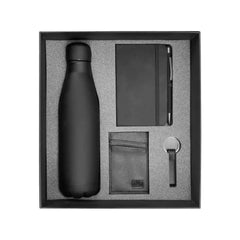 Custom Printed Promotional Gift Sets In Black Cardboard Gift Box Gs - 029 - Cardboard / Corrugated Board | Custom Packaging Printing | Free Design Support | Yalla Printing UAE