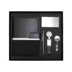 Custom Printed Office Gift Sets In A Black Cardboard Gift Box Gs - 042 - Cardboard / Corrugated Board | Custom Packaging Printing | Free Design Support | Yalla Printing UAE