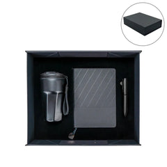 Water Bottles – Premium Corporate Gift Sets in Black Magnetic Closure Gift Box | Custom Packaging Printing | Free Design Support | Yalla Printing UAE