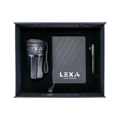 Water Bottles – Premium Corporate Gift Sets in Black Magnetic Closure Gift Box | Custom Packaging Printing | Free Design Support | Yalla Printing UAE