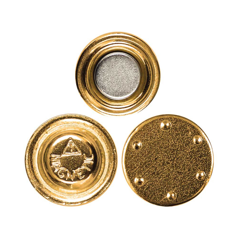 Custom Printed Gold Plated Round Button Magnets | Exhibitions, Conferences, Corporate Events | Yalla Printing UAE