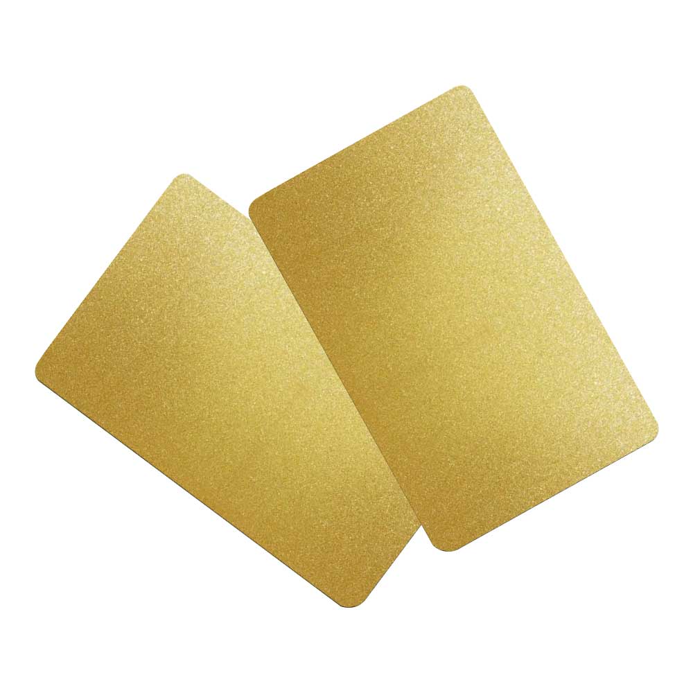 Custom Printed Gold Ultra Id Cards | Logo Branding Corporate Gift | UAE Delivery | Yalla Printing UAE