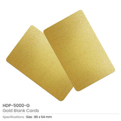 Custom Printed Gold Ultra Id Cards | Logo Branding Corporate Gift | UAE Delivery | Yalla Printing UAE
