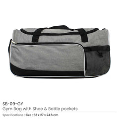 Custom Printed Gym Bags With Shoe And Bottle Pockets | Custom Branded Bag | UAE Delivery | Yalla Printing UAE