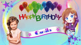Celebration Time" Happy Birthday Banner - Colorful Balloon Fun! - Yalla Printing