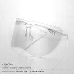 Custom Printed Half Frame Face Shields | Corporate Award & Recognition Gift | UAE Delivery | Yalla Printing UAE