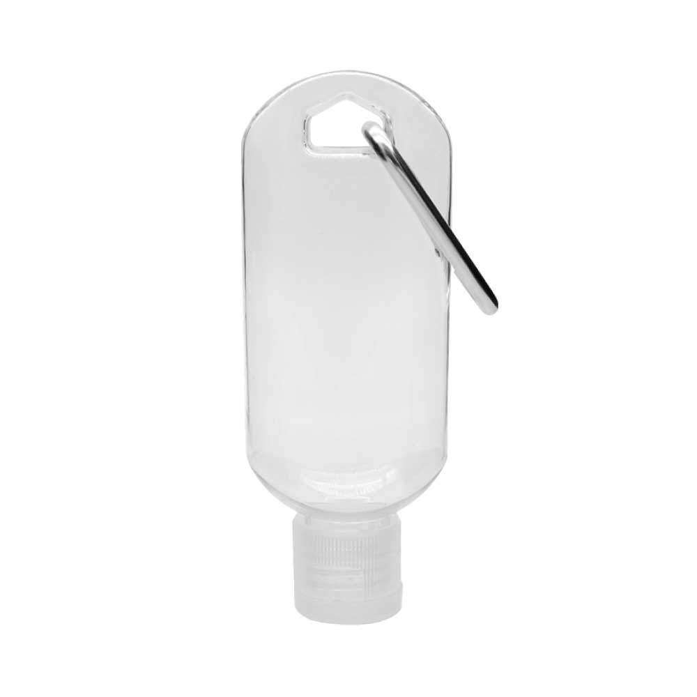 Custom Printed Hand Sanitizer Gel With Carabiner Clip | Logo Branding Corporate Gift | UAE Delivery | Yalla Printing UAE