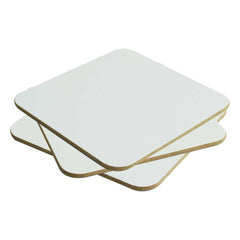 Custom Printed Hardboard Tea Coasters Size: 9 X 9 CM | Logo Branding Corporate Gift | UAE Delivery | Yalla Printing UAE