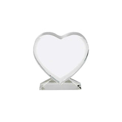 Custom Printed Heart Shaped Photo Crystals | Corporate Award & Recognition Gift | UAE Delivery | Yalla Printing UAE