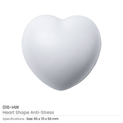 Custom Printed Heart Shaped Anti - Stress Balls | Logo Branding Corporate Gift | UAE Delivery | Yalla Printing UAE