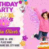 Hello Kitty Celebration" Personalized Birthday Banner - Sweet and Adorable Fun! - Yalla Printing