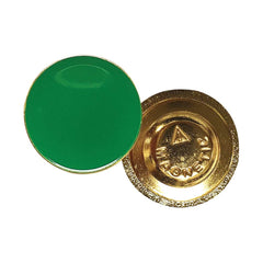 Custom Printed I Am Vaccinated Badge - Green Imprint | Corporate Award & Recognition Gift | UAE Delivery | Yalla Printing UAE