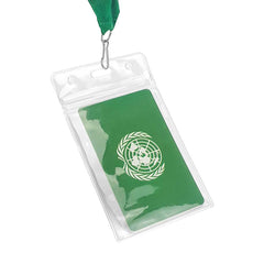 Custom Printed Vertical Id Card Holder | Logo Branding Corporate Gift | UAE Delivery | Yalla Printing UAE