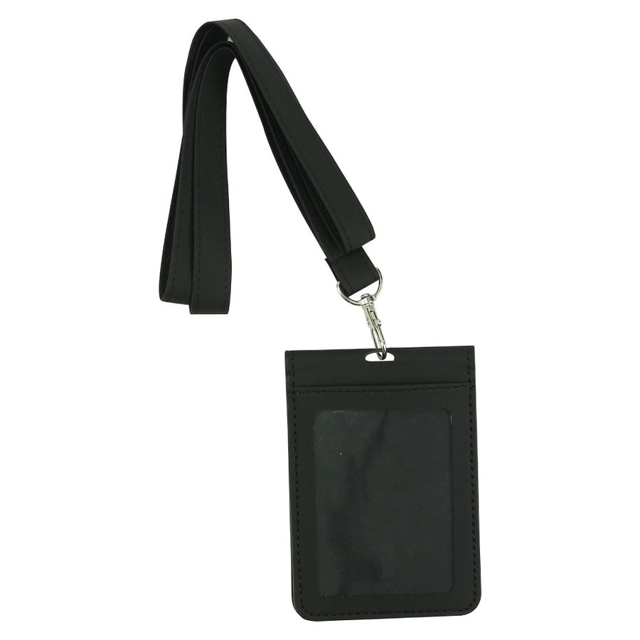 Custom Printed Pu Leather Foldable Id Card Holder With Lace & Hook | Logo Branding Corporate Gift | UAE Delivery | Yalla Printing UAE