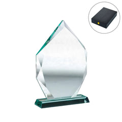 Custom Printed Iceberg Design Crystal Awards With Glass Base | Exhibitions, Conferences, Corporate Events | Yalla Printing UAE