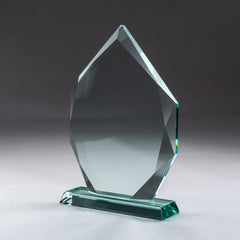 Custom Printed Iceberg Design Crystal Awards With Glass Base | Exhibitions, Conferences, Corporate Events | Yalla Printing UAE